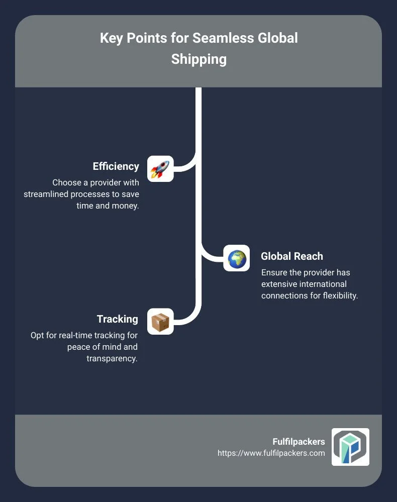 strategies for streamlined global shipping